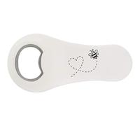 Azeeda 'Honey Bee Love Heart' Magnetic Bottle Opener (BO00108893)