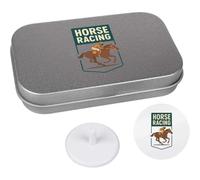 Azeeda 'Horse Racing Motif' Golf Markers Gift Set (GO00083630)