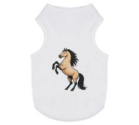 Azeeda 'Horse Standing on Hind Legs' Pet Dog/Cat T-Shirt, L (PT00168915)
