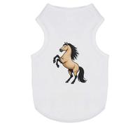 Azeeda 'Horse Standing on Hind Legs' Pet Dog/Cat T-Shirt, S (PT00168913)