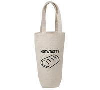 Azeeda 'Hot and Tasty Pastry' Cotton Wine Bottle Gift/Travel Bag (BL00044040)