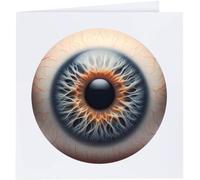 Azeeda 'Human Eyeball' Blank Greeting Card (GC00090533)