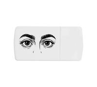 Azeeda 'Human Eyes' Pill Box with Tablet Splitter (PI00038191)