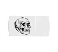 Azeeda 'Human Skull' Pill Box with Tablet Splitter (PI00045527)