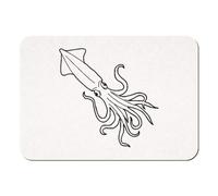 Azeeda 'Humboldt Squid' Rectangular Fridge Magnet - Decorative Refrigerator & Whiteboard Magnet for Home, Kitchen or Office - 70mm x 49mm (FM00044945)