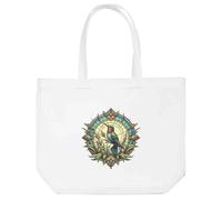 Azeeda 'Hummingbird Stained Glass Window' Tote Shopping Bag For Life (BG00085250)