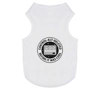 Azeeda 'I Control-Alt-Deleted Before It Was Cool' Pet Dog/Cat T-Shirt, L (PT00155043)