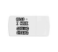 Azeeda 'I Have Coeliac Disease' Pill Box with Splitter (PI00004886)