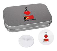 Azeeda 'I Love East Timor' Golf Markers Gift Set (GO00072589)
