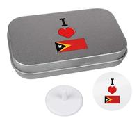 Azeeda 'I Love East Timor' Golf Markers Gift Set (GO00072621)