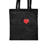 Azeeda 'I Love Greece' Classic Black Tote Shopper Bag (ZB00017881)