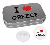 Azeeda 'I Love Greece' Golf Markers Gift Set (GO00072408)