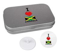 Azeeda 'I Love Jamaica' Golf Markers Gift Set (GO00072398)