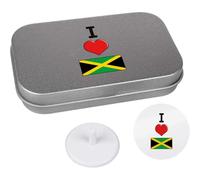 Azeeda 'I Love Jamaica' Golf Markers Gift Set (GO00072399)
