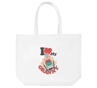 Azeeda 'I Love My Granny' Tote Shopping Bag For Life (BG00083848)