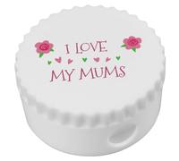 Azeeda 'I Love My Mums' Compact Pencil Sharpener (PS00059143)