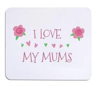 Azeeda 'I Love My Mums' Mouse Mat/Desk Pad (MO00049549)