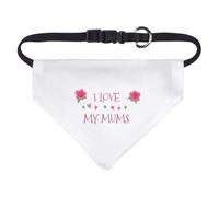 Azeeda 'I Love My Mums' Pet Bandana - White, S (PD00088303)