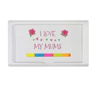 Azeeda 'I Love My Mums' Sticky Note Ruler Pad (ST00050276)