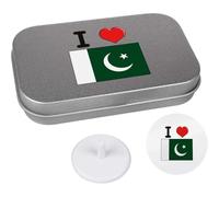 Azeeda 'I Love Pakistan' Golf Markers Gift Set (GO00072464)