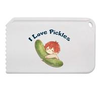 Azeeda 'I Love Pickles' Car Ice Scraper (IC00054371)