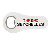 Azeeda 'I Love Seychelles' Bottle Opener Fridge Magnet (BO00069418)
