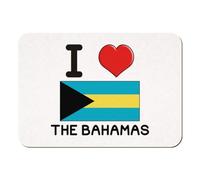 Azeeda 'I Love The Bahamas' Rectangular Fridge Magnet - Decorative Refrigerator & Whiteboard Magnet for Home, Kitchen or Office - 70mm x 49mm (FM00047614)