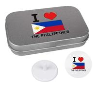 Azeeda 'I Love The Philippines' Golf Markers Gift Set (GO00072582)