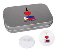 Azeeda 'I Love The Philippines' Golf Markers Gift Set (GO00072601)