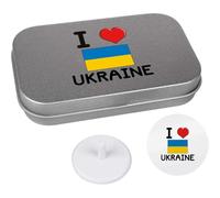 Azeeda 'I Love Ukraine' Golf Markers Gift Set (GO00072433)