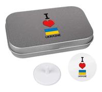 Azeeda 'I Love Ukraine' Golf Markers Gift Set (GO00072455)