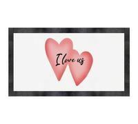 Azeeda 'I Love Us' Pet Feeding Mat (PM00033619)