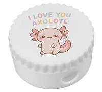 Azeeda 'I Love You Axolotl' Compact Pencil Sharpener (PS00048283)