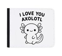 Azeeda 'I Love You Axolotl' Wallet (WL00030377)