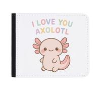 Azeeda 'I Love You Axolotl' Wallet (WL00030378)