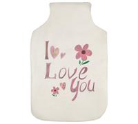 Azeeda 'I Love You' Hot Water Bottle Cover (HW00052182)