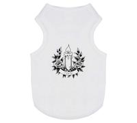 Azeeda 'I Love You with Candle and Roses' Pet Dog/Cat T-Shirt, M (PT00147578)