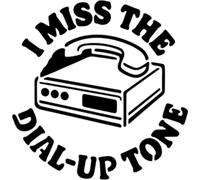 Azeeda 'I Miss The Dial-Up Tone' Reusable Stencil - Durable Decorative Template for Painting and Spraying on Walls, Tiles, Wood, Fabric & Craft Projects - M (A5) (WS00060746)