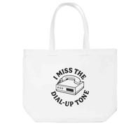 Azeeda 'I Miss The Dial-Up Tone' Tote Shopping Bag For Life (BG00083609)