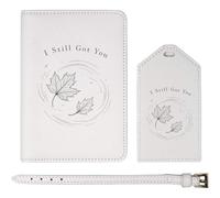 Azeeda 'I Still Got You' Passport Travel Set - White (PA00046724)