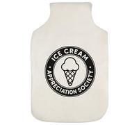 Azeeda 'Ice Cream Appreciation Society ' Hot Water Bottle Cover (HW00042747)