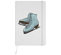 Azeeda 'Ice Skates' Ruled Notebook - White, A5 (NB00040070)