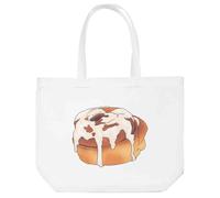 Azeeda 'Iced Cinnamon Bun' Tote Shopping Bag For Life (BG00084020)