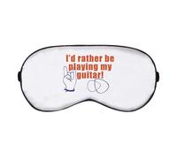 Azeeda 'I'd Rather Be Playing My Guitar' Sleep/Travel Eye Mask (EY00033041)
