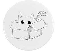 Azeeda 'If I Fits, I Sits' Button Badge - 58mm (BB00173667)
