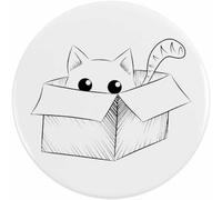 Azeeda 'If I Fits, I Sits' Button Badge - 77mm (BB00173666)
