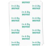 Azeeda 'I'm A Big Brother' Gift Wrap Paper (GI00107941)