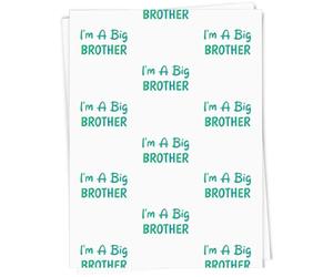 Azeeda 'I'm A Big Brother' Gift Wrap Paper (GI00107941)
