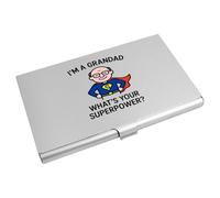 Azeeda 'I'm a Grandad What's Your Superpower' Business Card Holder/Credit Card Wallet (CH00048079)