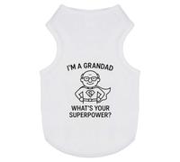 Azeeda 'I'm a Grandad What's Your Superpower' Pet Dog/Cat T-Shirt, L (PT00157535)